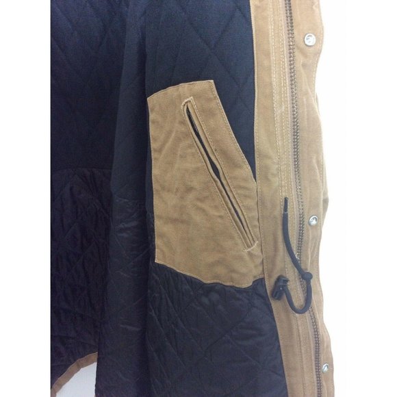 NEW CARHARTT Mens 3XL Brown Fleece Quilt Lined - Picture 10 of 11